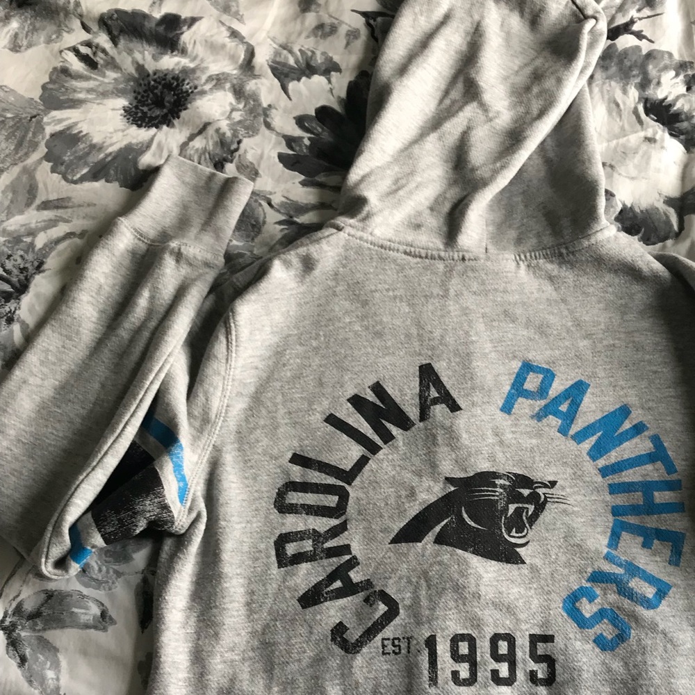 Carolina Panthers zip up hoodie